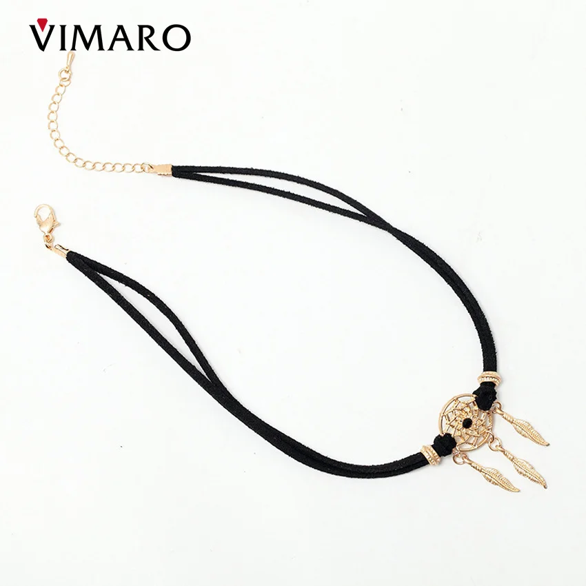 Vimaro черные модные Кручёные ожерелья Колье Цепочки и Colar Chocker Рождественский