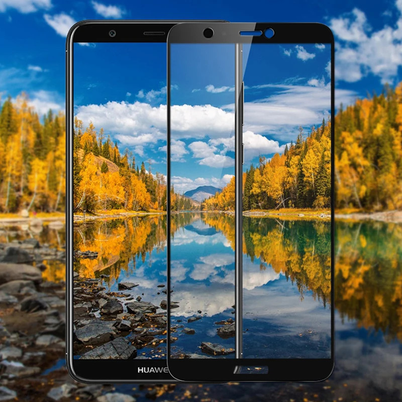 Для Huawei P Smart 5 65 дюймов защитное стекло полное покрытие защита экрана на Plus 2019