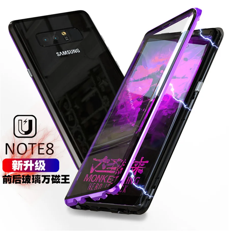 360 полный защитный чехол для samsung Galaxy S9 Plus Note 9 8 S8 Plus Note8 магнитные Чехлы для samsung S9 чехол s S9Plus