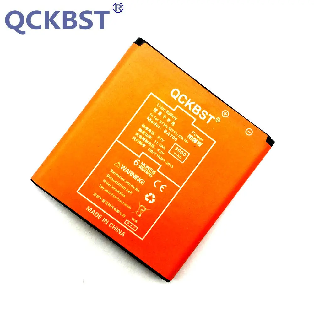Новый аккумулятор BA700 3000 мач для Sony Ericsson ST18i MK16i MT11i ST21i MT16i MT15i | Мобильные телефоны и