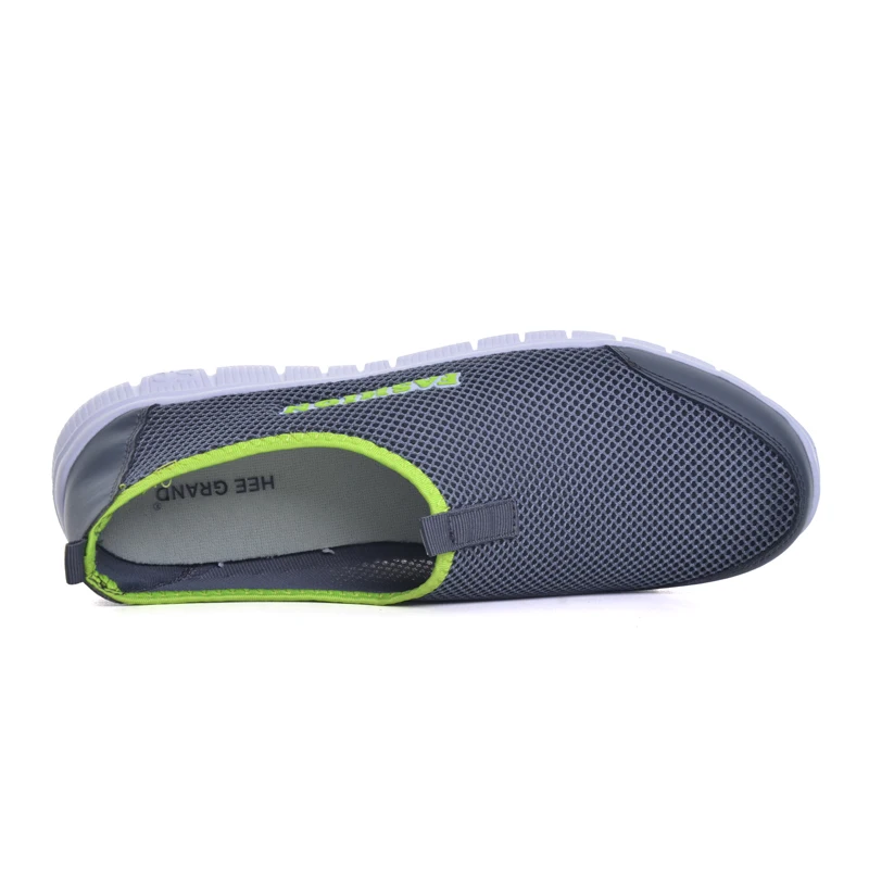 HEE GRAND/Мужская Летняя обувь из сетчатого материала; Мужская Повседневная дышащая сетчатая обувь без шнуровки; мужские лоферы; большие размеры 39-46; XMR199