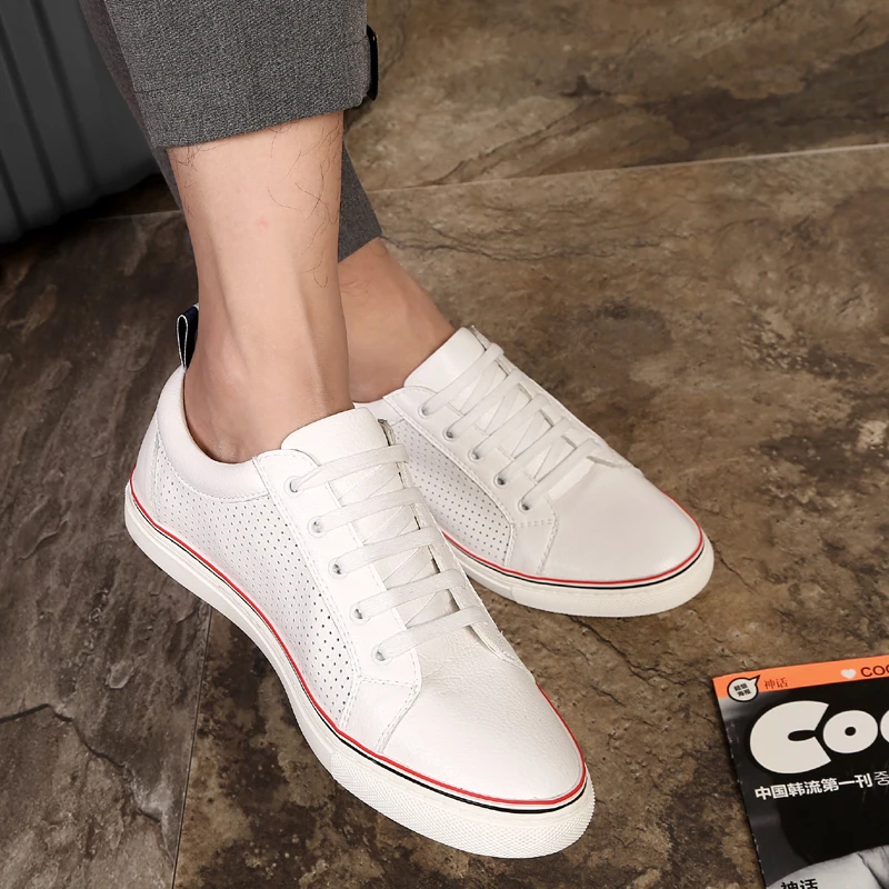 MYCOLEN New 2018 Hot Fashion Men Flat White Shoe Canvas Men'S Flats Shoes Casual Breathable Spring Autumn | Обувь
