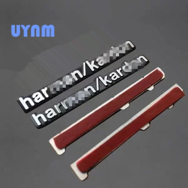 UYNM 3D алюминиевый harman/динамик Kardon аудио динамик значок стерео Наклейка для Audi BMW