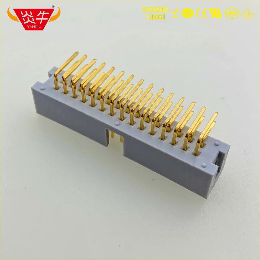 DC3 30P серый белый 30PIN IDC гнездо коробка 2 54 мм шаг заголовок правый угол соединитель