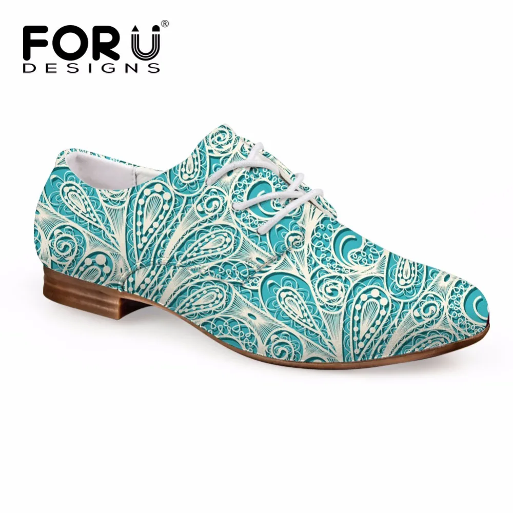 FORUDESIGNS/2018 осенние женские кожаные туфли оксфорды модные на плоской подошве с