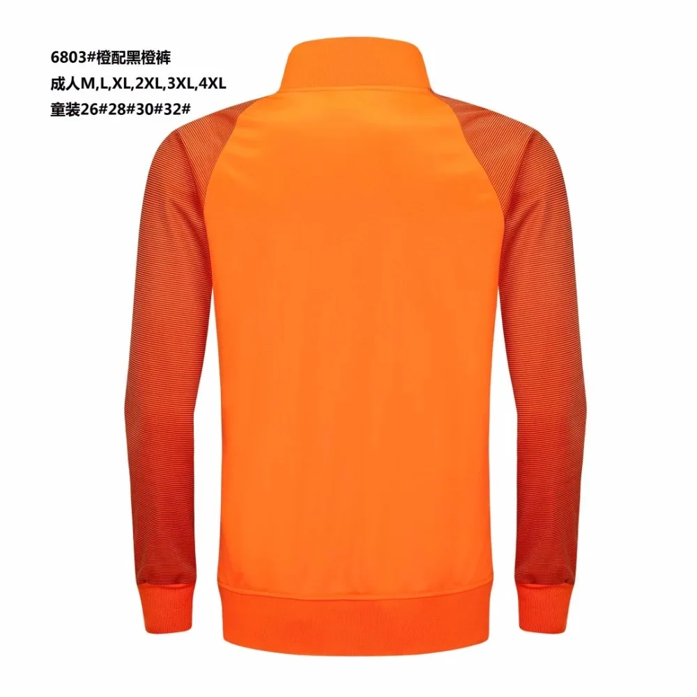 2018 футбол наборы Длинные рукава Бег куртка и спортивный костюм Штаны Обучение