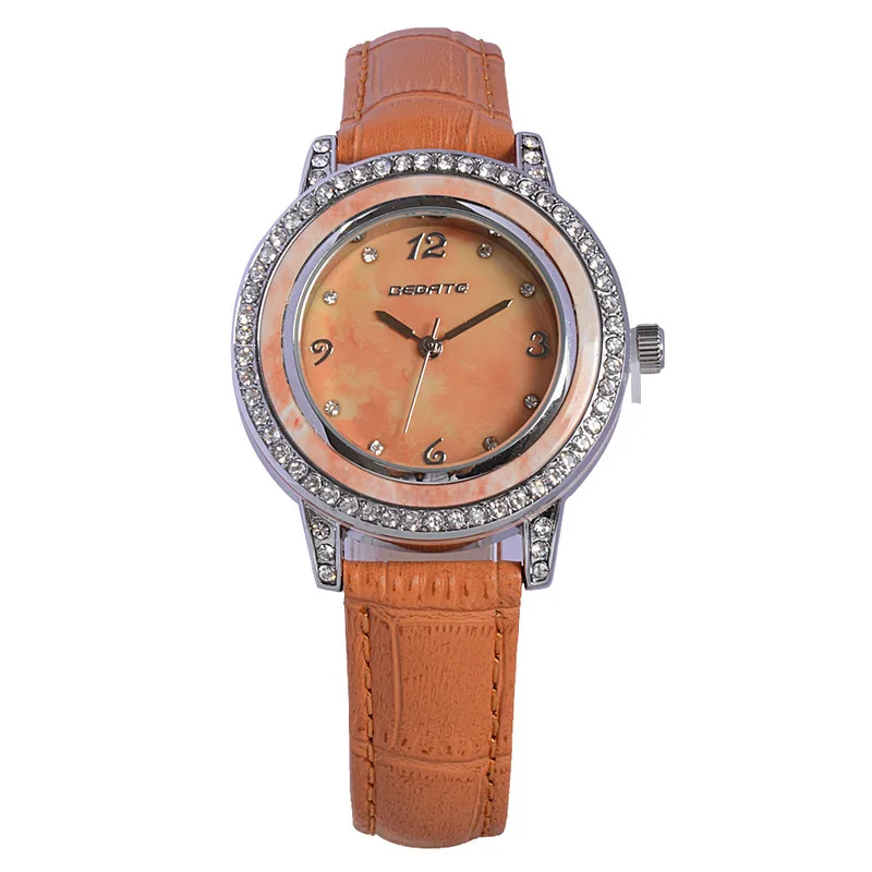 

2020 Time-limited Arrival Badate Vogue Of Fund Of Set Barren Woman Watches Leather Strap Watch Quartz Alloy Custom Wholesale