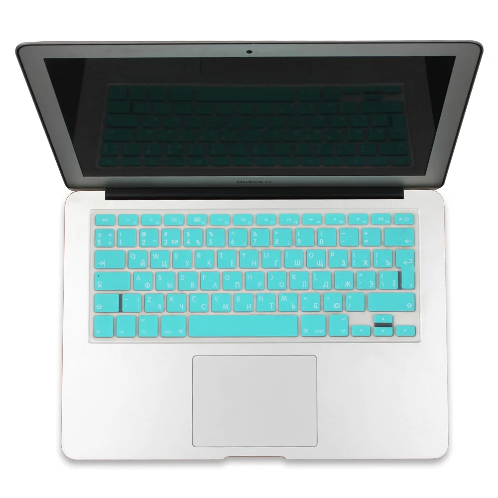 Мягкая силиконовая клавиатура для Apple Macbook Air Pro retina 13, 15, 17 дюймов, защитная клавиатура, наклейки