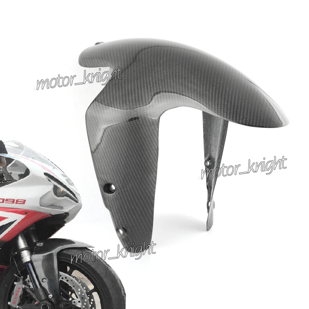Брызговик для DUCATI 848 1098 1198 полноуглеродный брызговик из Твила глянцевое