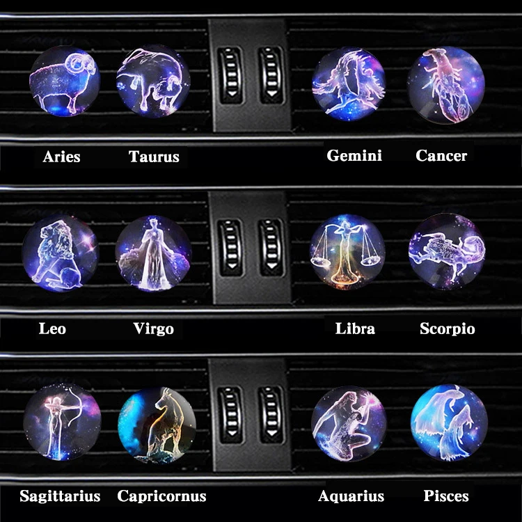 12 созвездий освежитель воздуха для автомобиля парфюмерный кондиционер на выходе