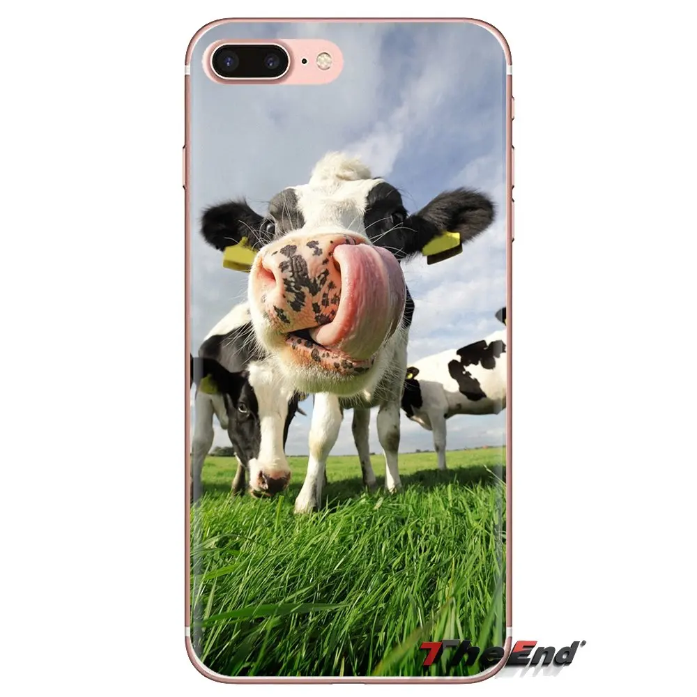 Cute Funny cow For Huawei Mate Honor 4C 5C 5X 6X 7 7A 7C 8 9 10 8C 8X 20 Lite Pro Soft Transparent Cases Covers |