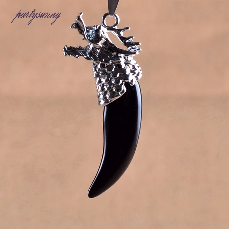 PF Волк Зуб Брелок Ретро Кулон Ключа Автомобиля Цепи Шарм Сумка Подвеска Key Holder