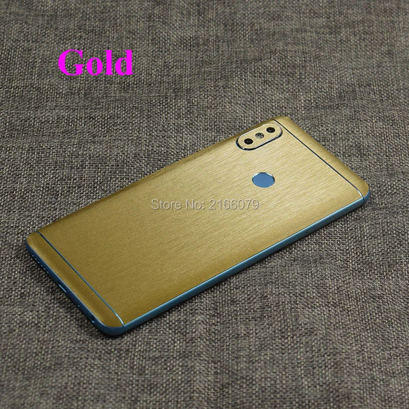 Для Xiaomi Redmi Note5/Note 5 Pro Полное покрытие Задняя матовая металлическая наклейка