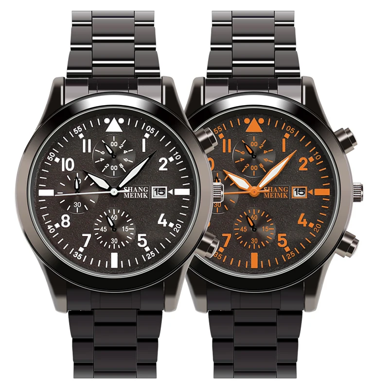 2018 часы мужские люксовый бренд сталь Дата Бизнес Relogio Masculino Reloj Hombre кварцевые