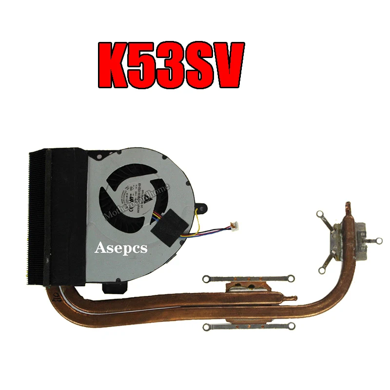 Для Asus K53 X53 K53S A53S X53S K53SV K53SM K53SJ K53SC K53SD ноутбук Процессор вентилятор радиатора охлаждения кулер KSB06105HB - Цвет лезвия: K53SV heatsink fan
