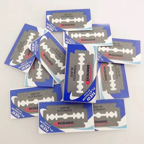 10 шт. прямые лезвия для парикмахерских лезвий нержавеющая сталь складной нож