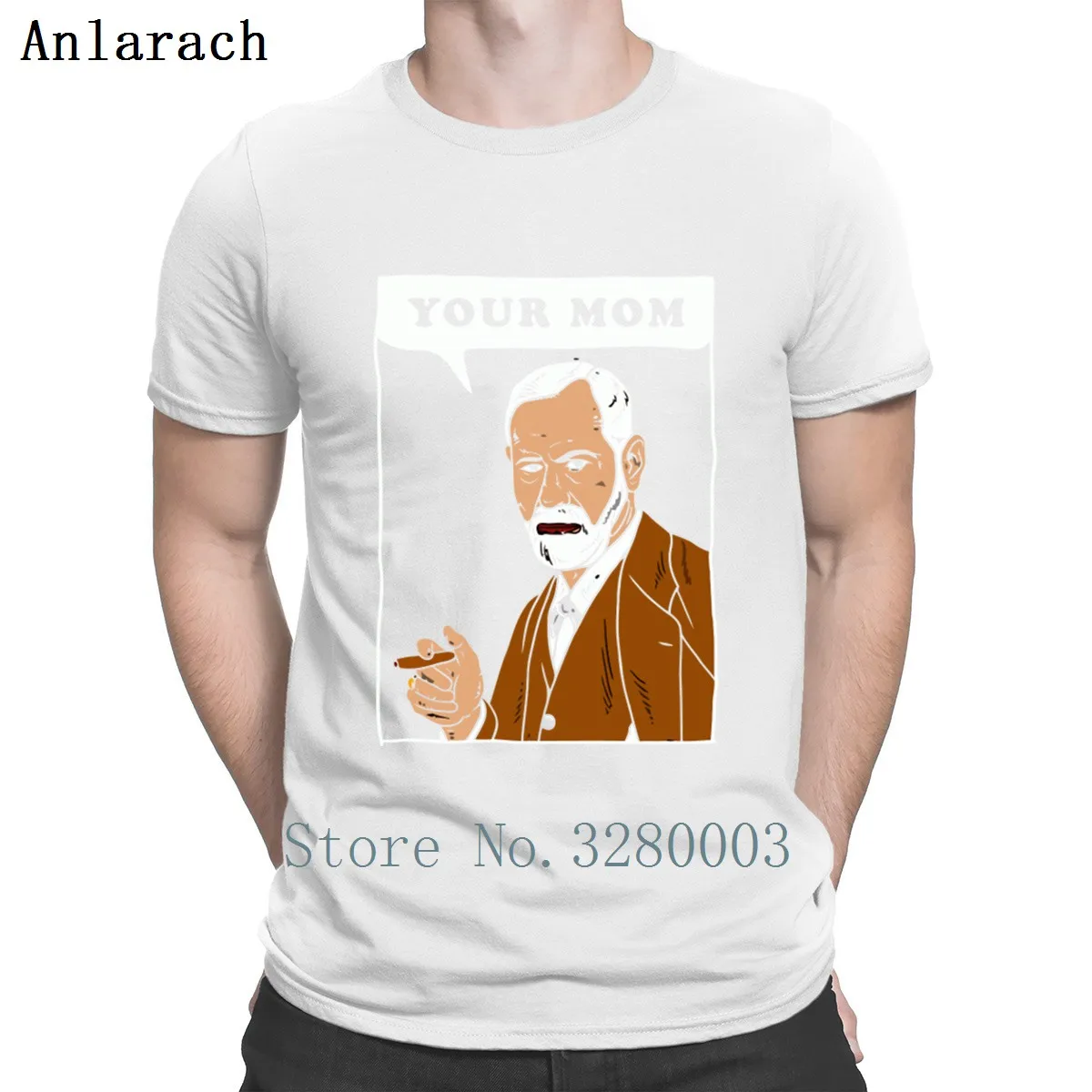 Футболка с надписью Your Mom Freud настоящая футболка короткими рукавами
