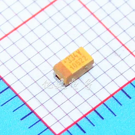 Пластырь танталовый конденсатор мкФ 35V тип A 0 33 3216 334V полярности|capacitor 0.33uf|polarized