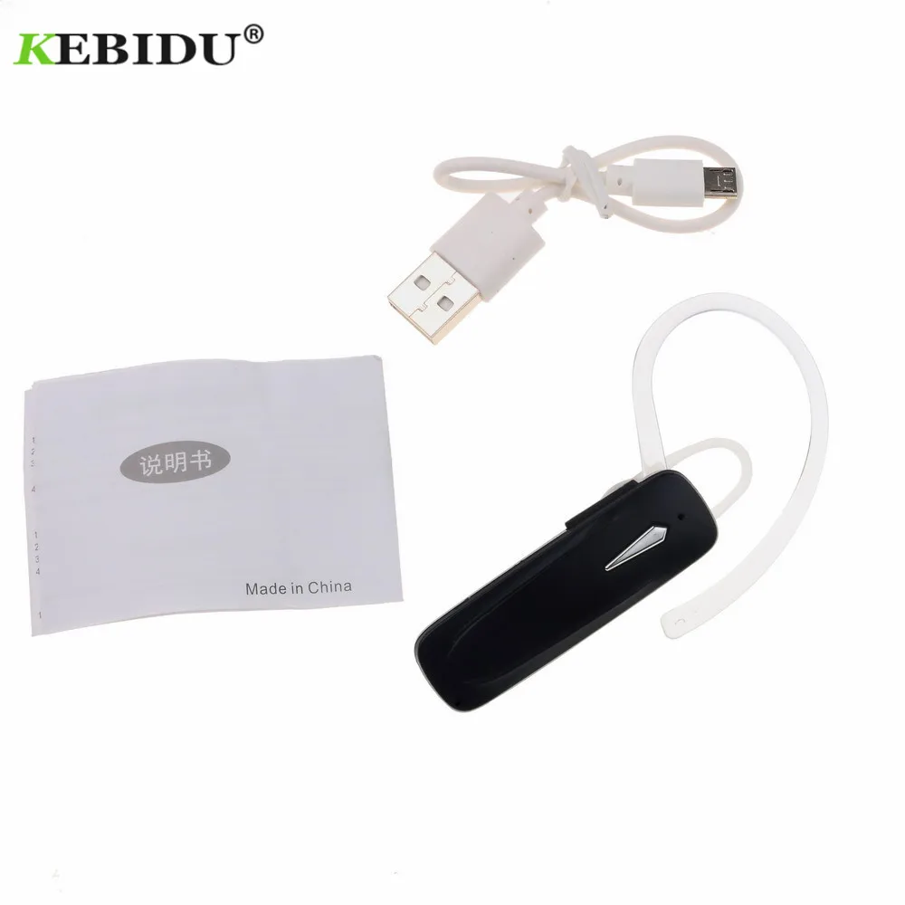 Беспроводные Bluetooth наушники kebidu M163 мини гарнитура с микрофоном скрытые Наушники