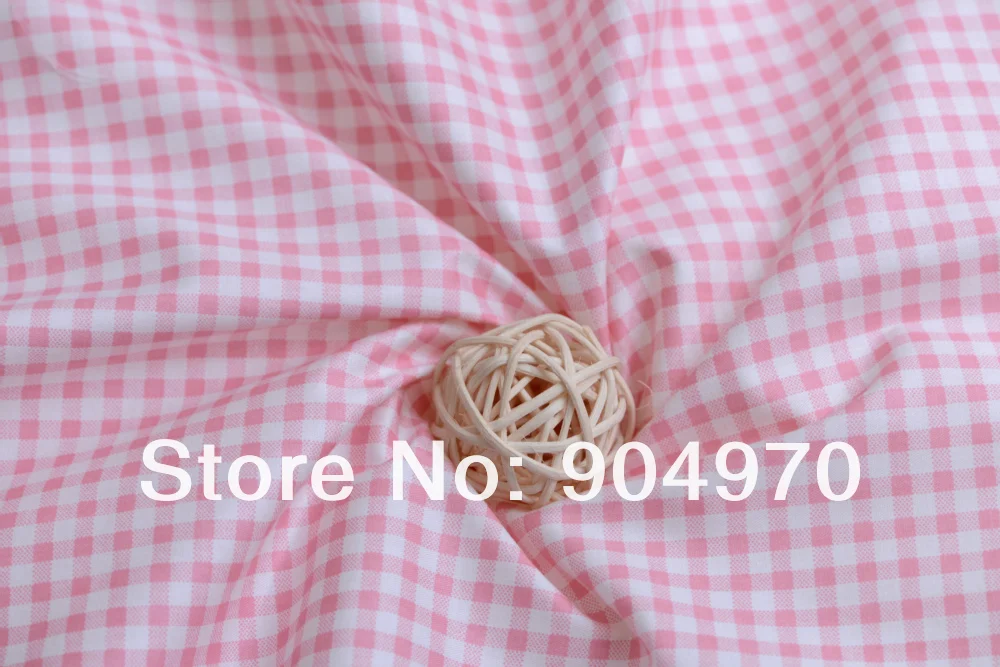 Клетчатая чистая розовая ткань стеганое постельное белье клетчатая детская