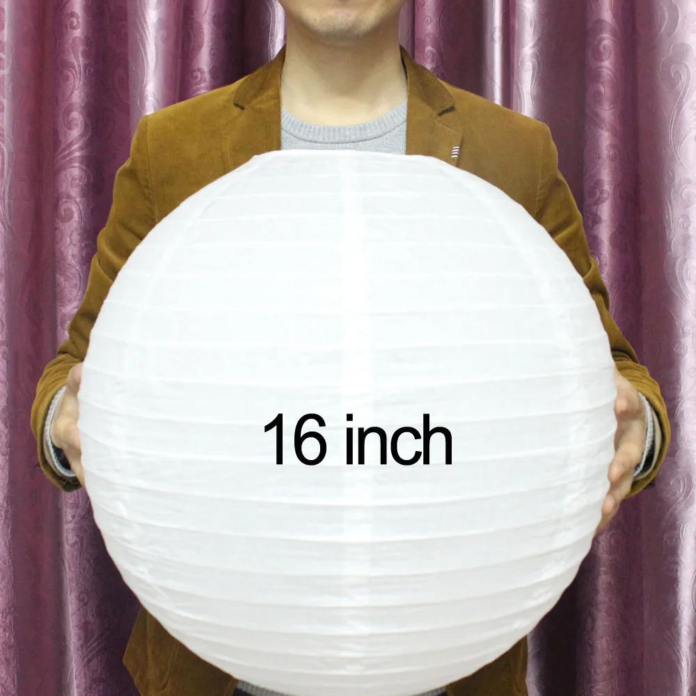 10 шт. бумажные подвесные лампы фонарики 16 дюймов 40 см|lampion white|lampion 40cmlampion wedding |