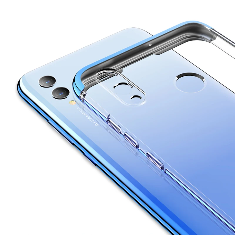 P Smart 2019 360 Защита Прозрачный футляр для huawei Honor 10 Lite пленка поликарбонат