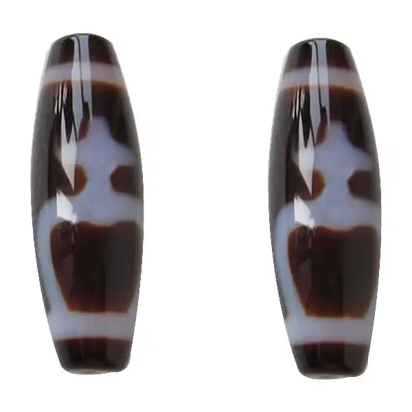 Натуральные тибетские бусины Dzi для изготовления ювелирных изделий сделай сам