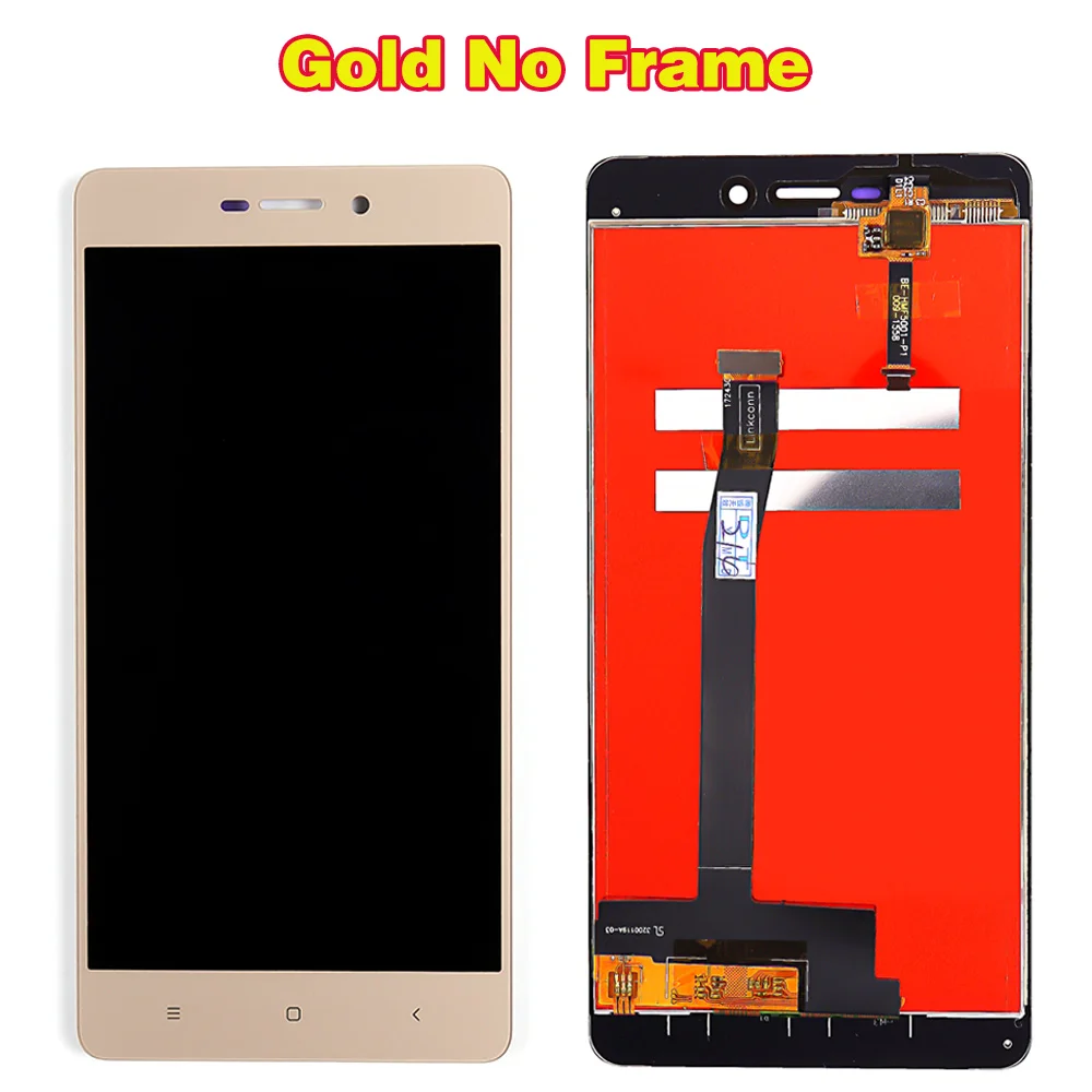 Fansu ЖК-дисплей для Xiaomi Redmi 3 S/3 сенсорный экран 5,0 дюймов дигитайзер в сборе рамка 1280*720 с бесплатным закаленным стеклом