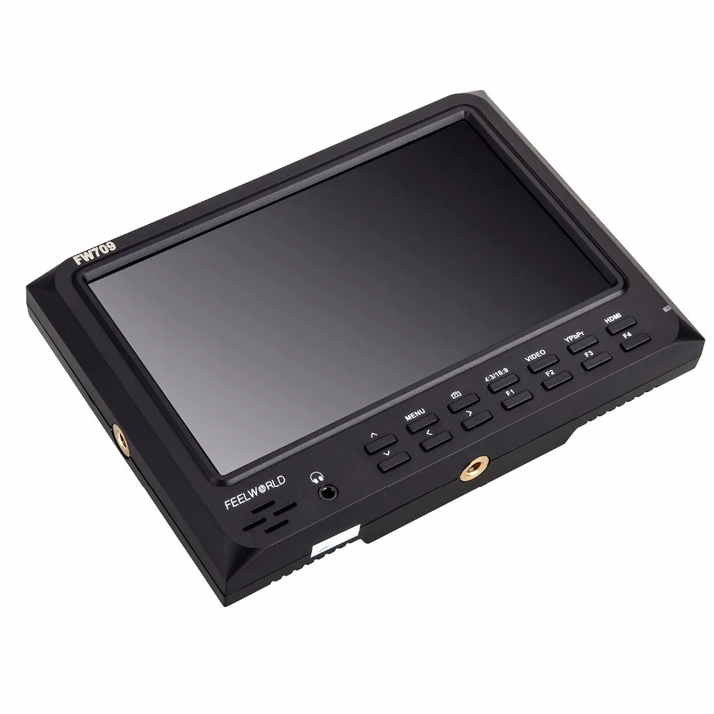 Preise Feelworld FW-709 7 Zoll IPS 1024x600 HD Bildschirm Kamera Feld Monitor Für GH4, A7RII, A7SII, A7R, A7S FS7 Mit Batterie Und Ladegerät