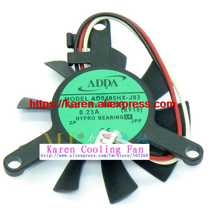 AD0405HX-J93 5V 0.23A 3 wire Графический охлаждающий вентилятор