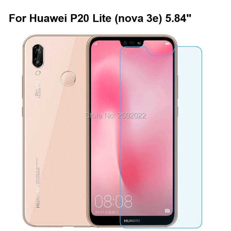 Передняя крышка экрана протектор 9H стекло смартфона Ttransparent пленка для Huawei P20 Lite
