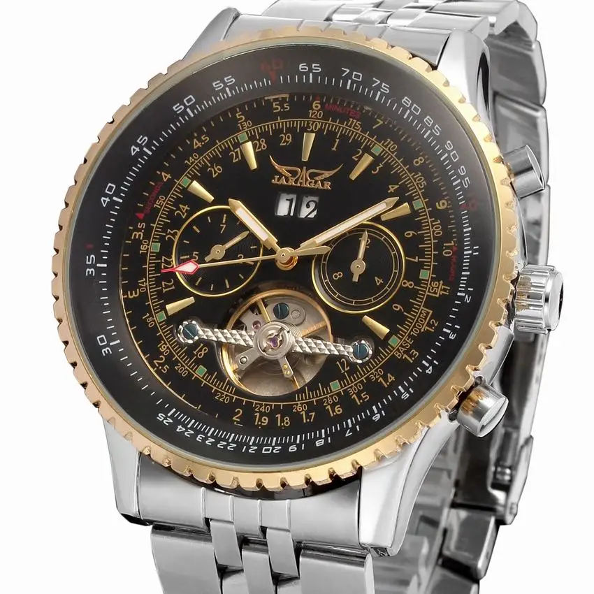Jaragar Hot Tourbillon механические часы для мужчин Топ Бренд роскошные мужские