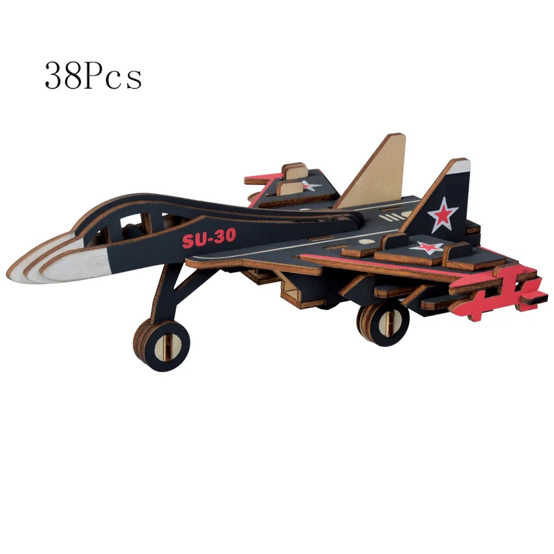 DDWE Submachine Fighter/бомбардировщик/модель самолета 3d Трехмерная деревянная