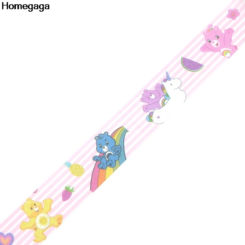 Homegaga Care Bears Мультфильм Дети Забавный васи diy Скрапбукинг клейкая бумага Маскировочная лента печатные узоры наклейки D1973