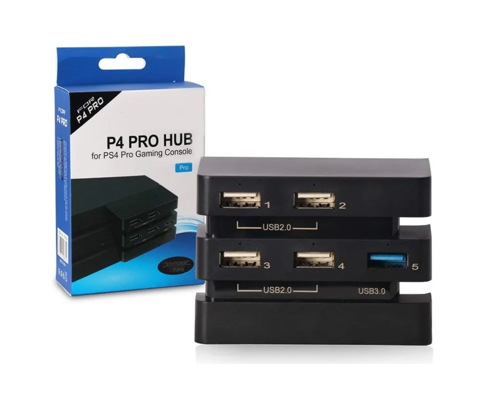 5 портов USB hub 1 3 0 4 * 2 адаптер расширения для Playstation PS4 Pro|Запасные части| |