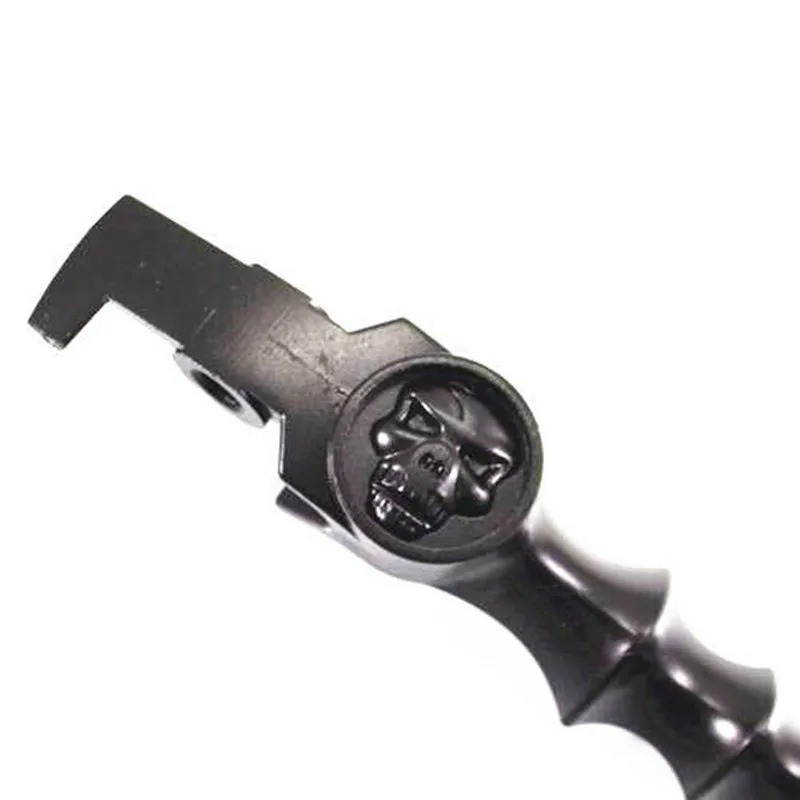 Универсальный черный мотоцикл с черепом гидравлический клатч Тормозные ручки