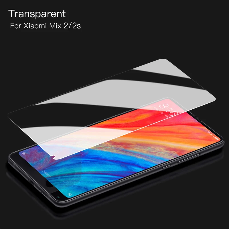 Transparent Для Xiaomi mi Mix 2 2S закаленное стекло HD полное покрытие для экрана телефона защитное стекло xio mi x2s mi x 2 s 3D защитная пленка - Цвет: Transparent
