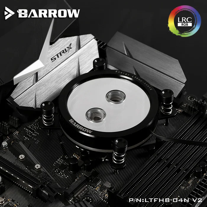 Барроу LTFHB 04N V2 для Intel Lga115x CPU водяные блоки зеркало Экстрим LRC RGB v2 акриловый