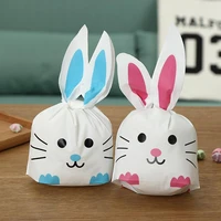 hobbylane 50pcs bunny shape party gift bags for wrapping dessert sandwich snack candy biscuits cookies cakes fruits