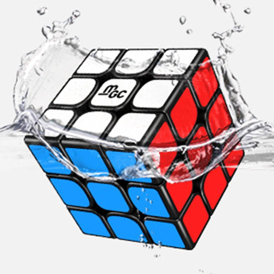 New YJ 3X3X3 Магнитная версия MGC магический куб скоростной для обучения мозгу-черный |