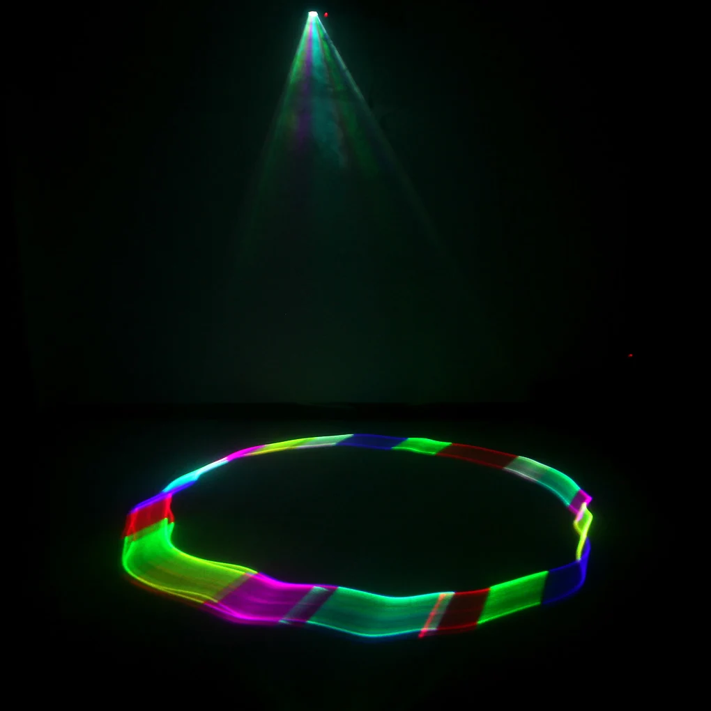 AUCD мини дистанционный 3D эффект 400 МВт RGB Полноцветный лазерный проектор огни 8CH DMX Диско DJ вечерние шоу сканирование луча сценическое освещение 3D-F