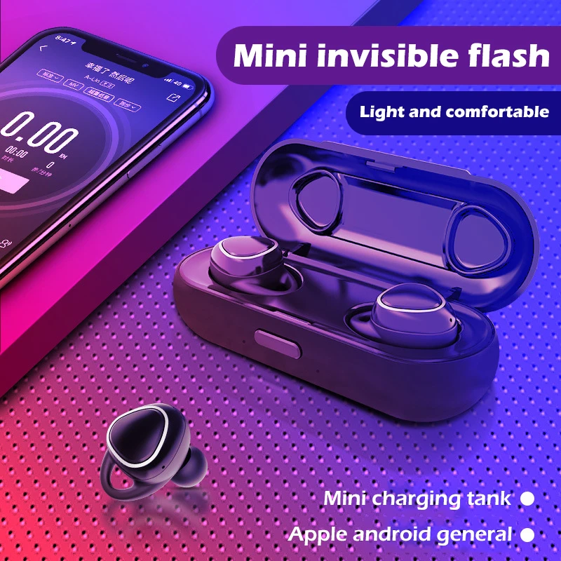 Беспроводные наушники вкладыши Xi7 TWS мини Bluetooth магнитные с микрофоном Спортивная