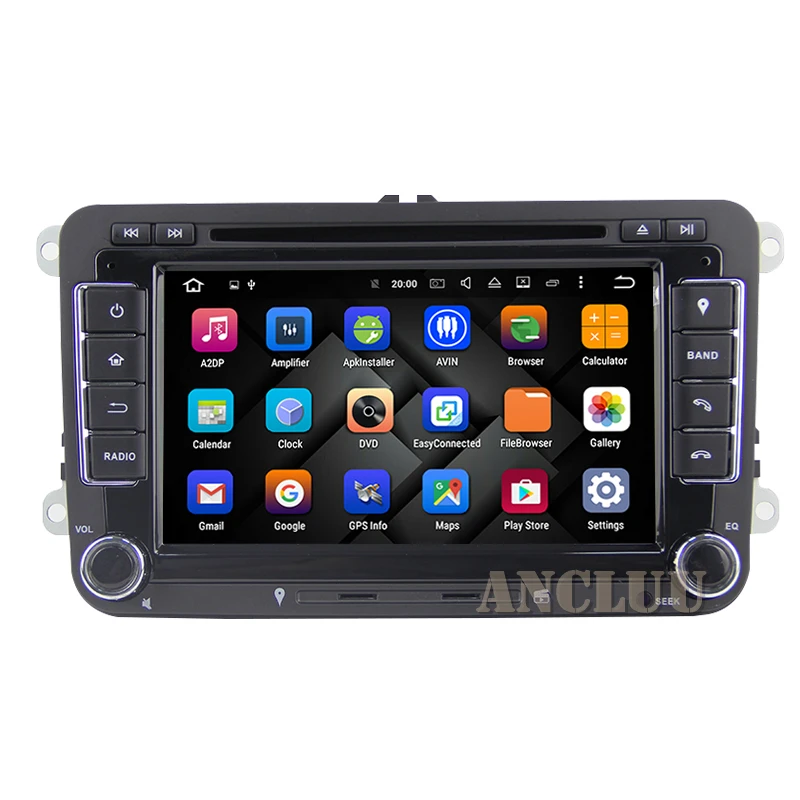2 Din Android 9 0 VW dvd плеер GPS навигация для Beetle Caddy CC Golf Polo Jetta Tiguan T5 автомобильное радио gps