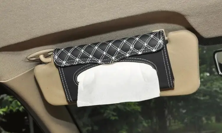 Автомобильный козырек tissue box автомобильные аксессуары буфер обмена коробка салфеток Держатель автозапчасти