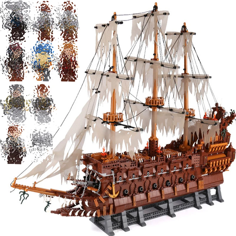 16016 3652 шт. фильмы серии MOC летающие голландские строительные блоки Развивающие