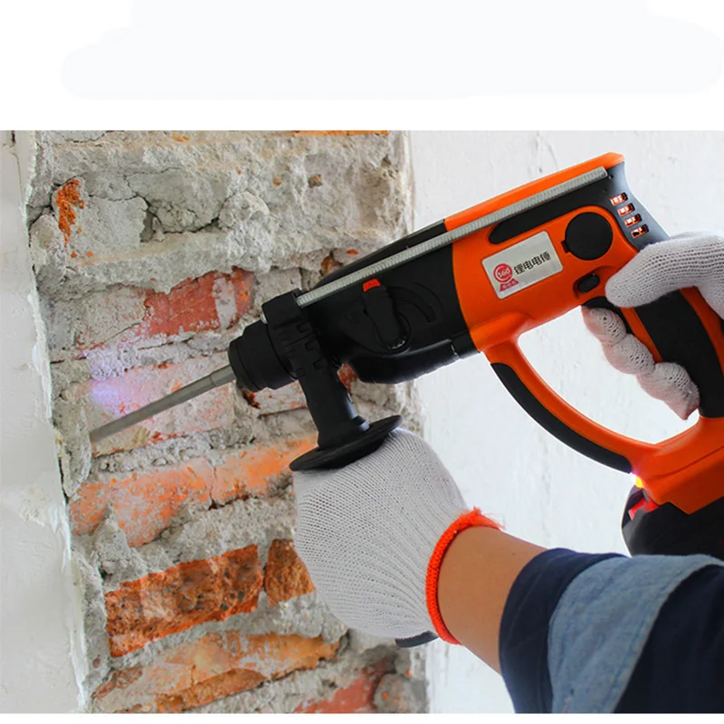 VOTO High-power Wireless Rechargeable Lithium Multi-function Electric Hammer Drill 21V 5000mAh for Woodworking Power Tool | Инструменты