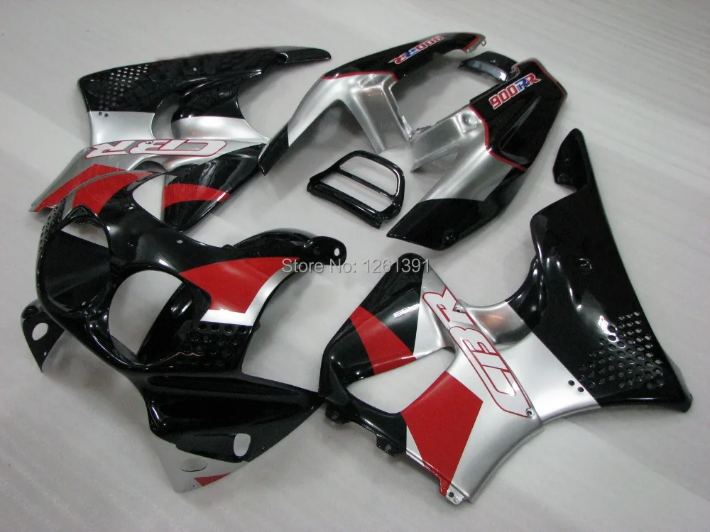 

fairing kits for HONDA CBR900RR 893 92 93 94 95 CBR 900RR 1992 1993 1994 1995 CBR893 92-95 black silver red fairings AAA