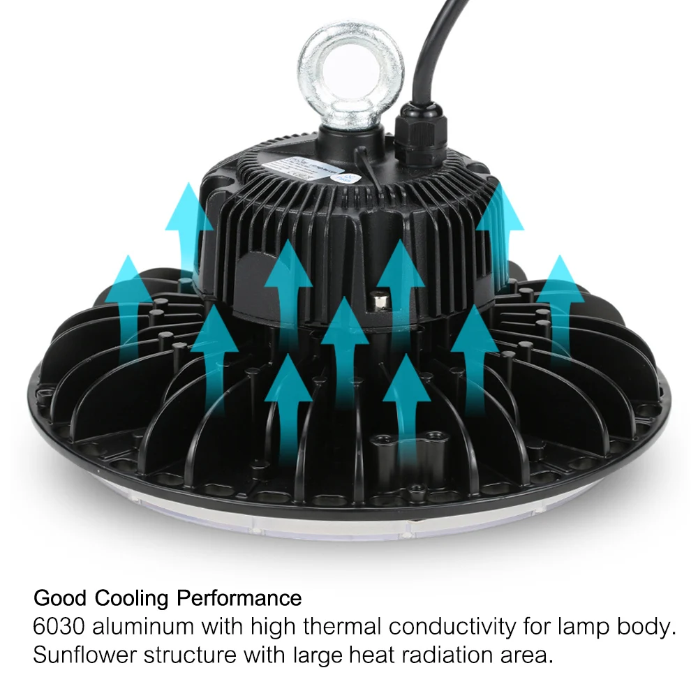 Tomshine 100W светодиодный высокий промышленный светильник 11000LM потолочный Точечный