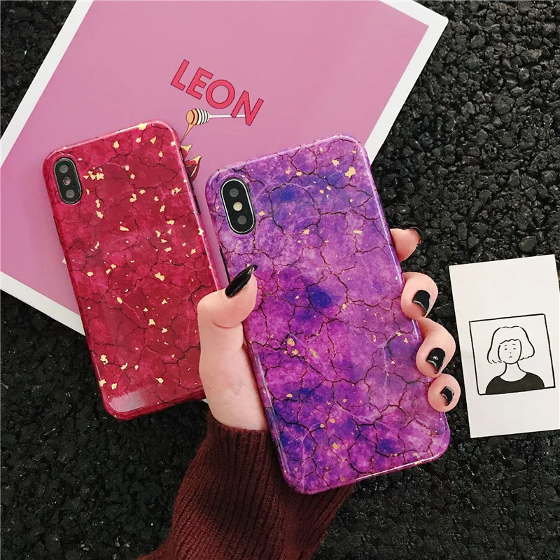 Роскошные Чехлы для мобильных телефонов с мраморным рисунком Huawei Mate 20 Pro Lite Honor 10
