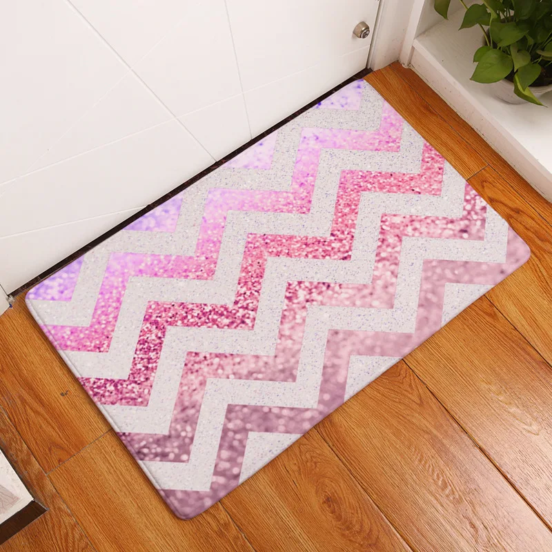 

Waves Shining Diamond Rugs Kitchen Anti Fatigue Mat,Comfort Floor Mats,Standing Desk Mats Anti-slip Runner Area Rug for Kitchen